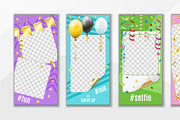 Instagram Stories Templates, a Decorative Illustration by TAlex (Thumbnail 2 of 6)