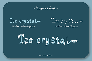 White Malla - Christmas Font