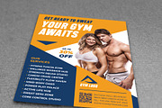 Fitness - GYM Flyer Template, a Flyer Template by OWPictures (Thumbnail 4 of 4)