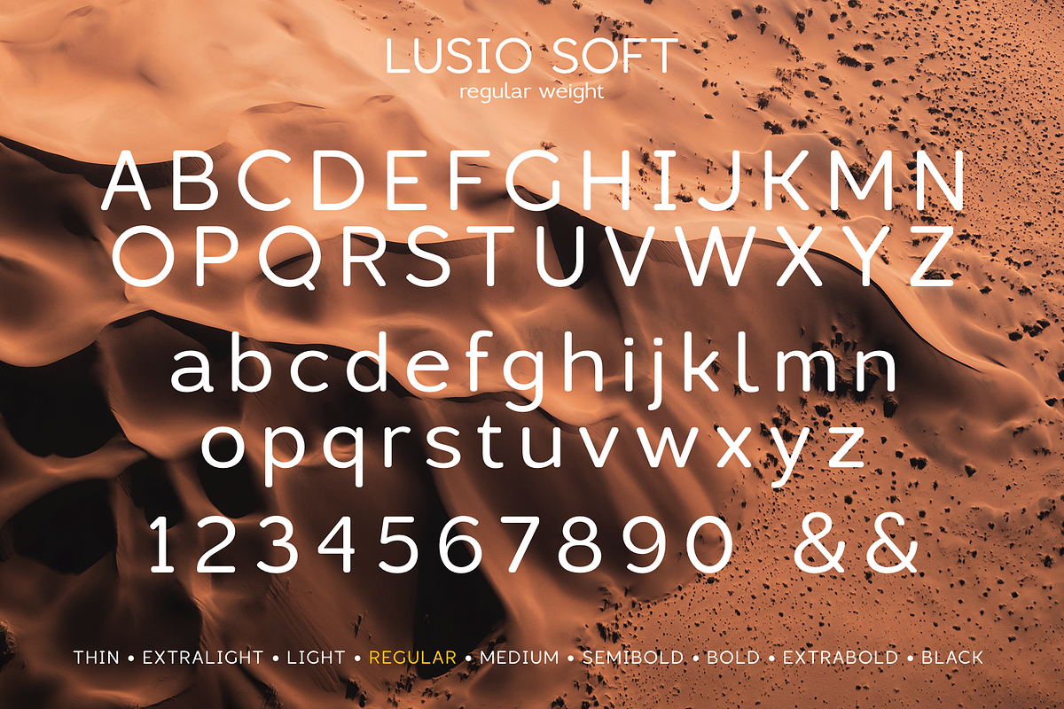 Lusio Soft, a Sans Serif Font by Larin Type Co. (Photo 15 of 15)