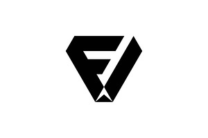 FV VF Logo Design, a Branding & Logo Template by xcoolee
