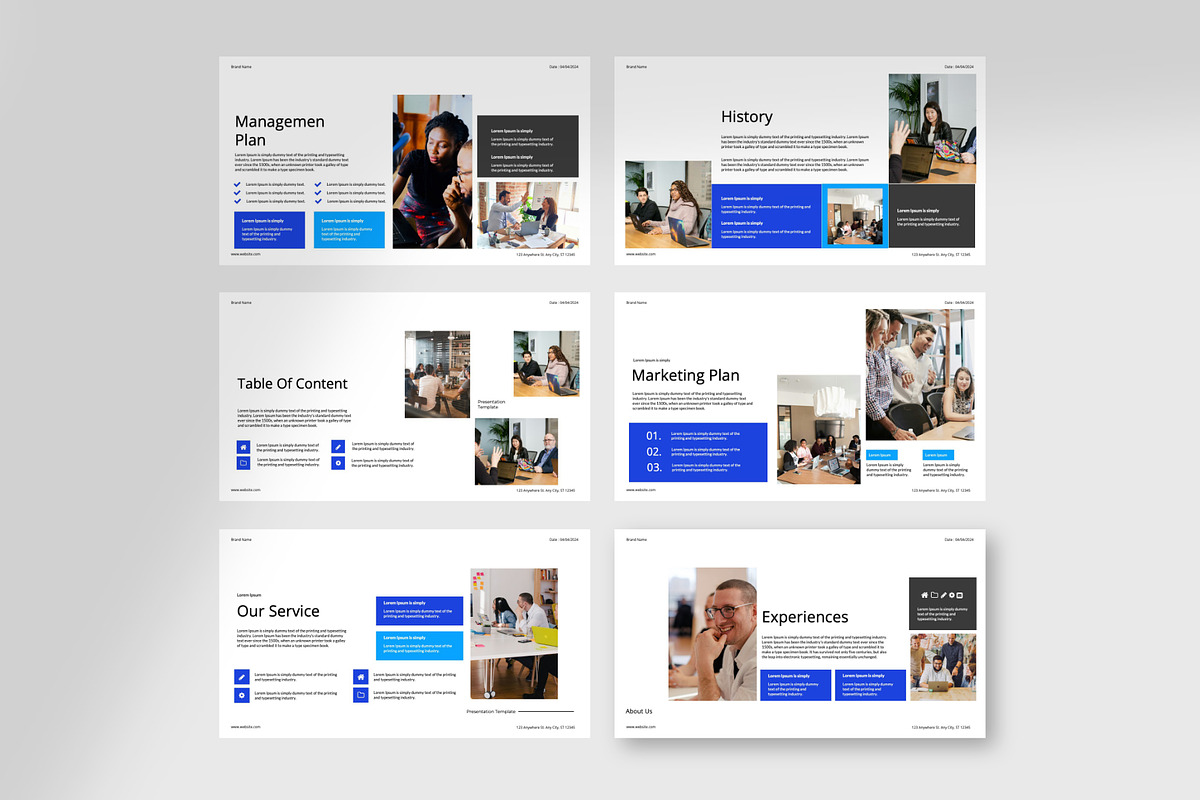 Business Presentation Template, a Presentation Template by Spesifikstd (Photo 3 of 11)