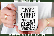 Fishing SVG Bundle 20 Designs, an Illustration by ZoomkSVG (Thumbnail 2 of 41)