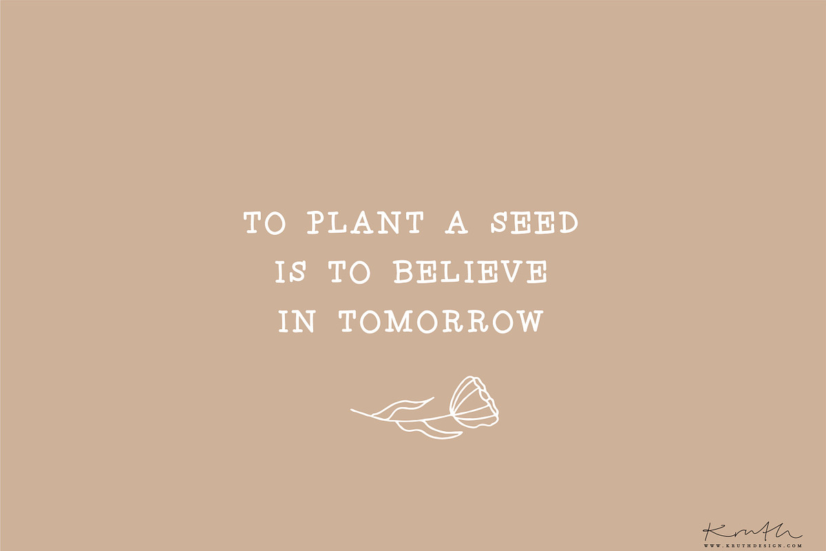 The Cute Font / handwritten serif, a Serif Font by KruthDesign (Photo 3 of 8)