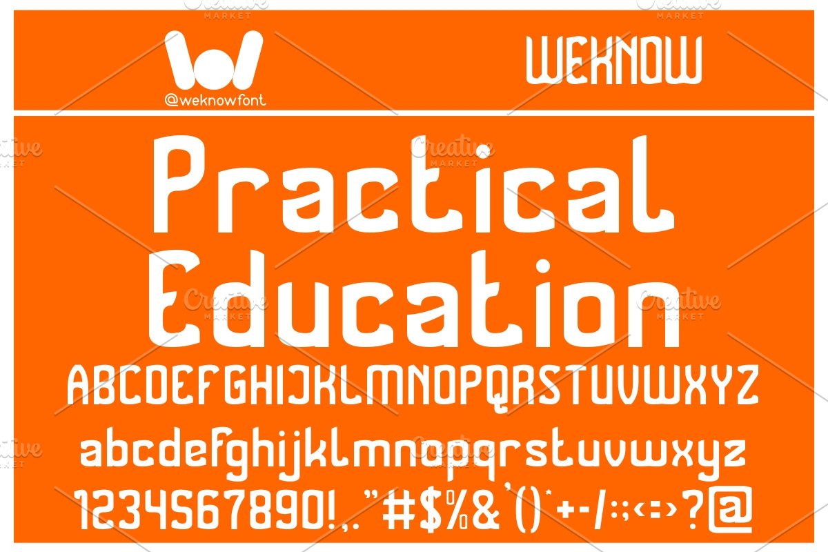 The objective font, a Font by weknow (Photo 5 of 5)