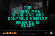 Valenciaga | Strong Display Font, a Font by Aluyeah Studio (Thumbnail 3 of 11)