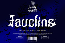 Tavelins - Classic Blackletter Font
