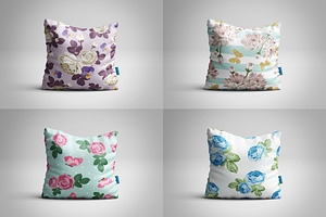 4 Floral Patterns Set SALE