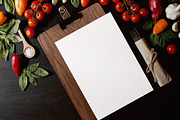 Vintage food menu MockUps, a Print Template by BarcelonaShop (Thumbnail 3 of 7)