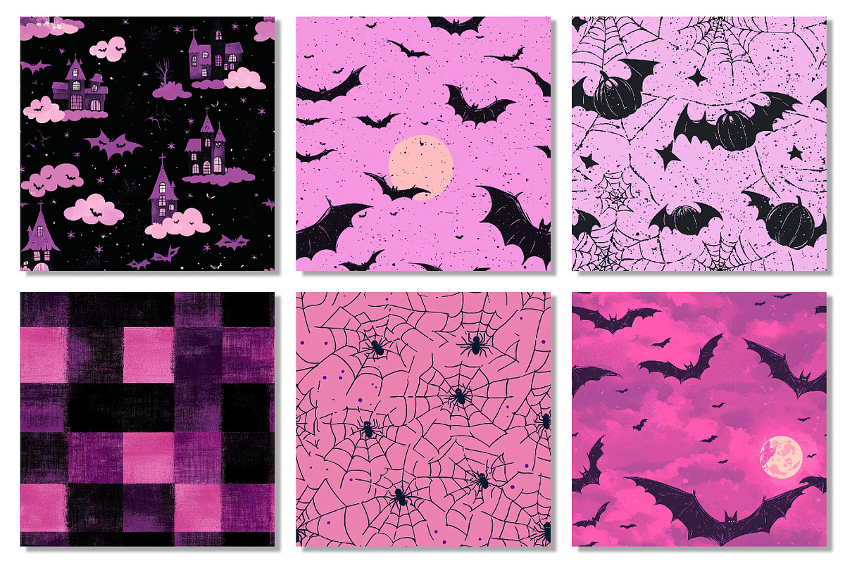 Halloween Seamless Digital Paper, a Texture Graphic by Dream Creation (Photo 2 of 7)