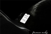 Black iPhone 14 Pro Mockups, an iPhone Mockup by PremiumMockup (Thumbnail 4 of 6)