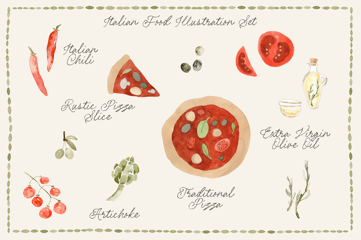Italian Summer Market Collection, a Food Illustration by Karma (Photo 20 of 24)