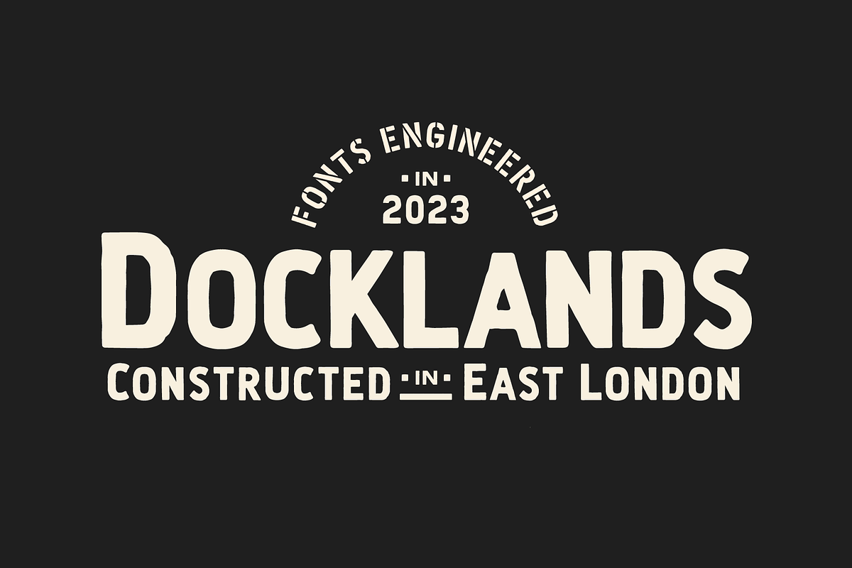 Docklands Font Family, a Sans Serif Font by Hemphill Co (Photo 1 of 12)