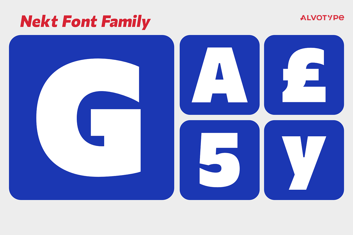 Nekt Font Family, a Sans Serif Font by Alvotype (Photo 3 of 5)