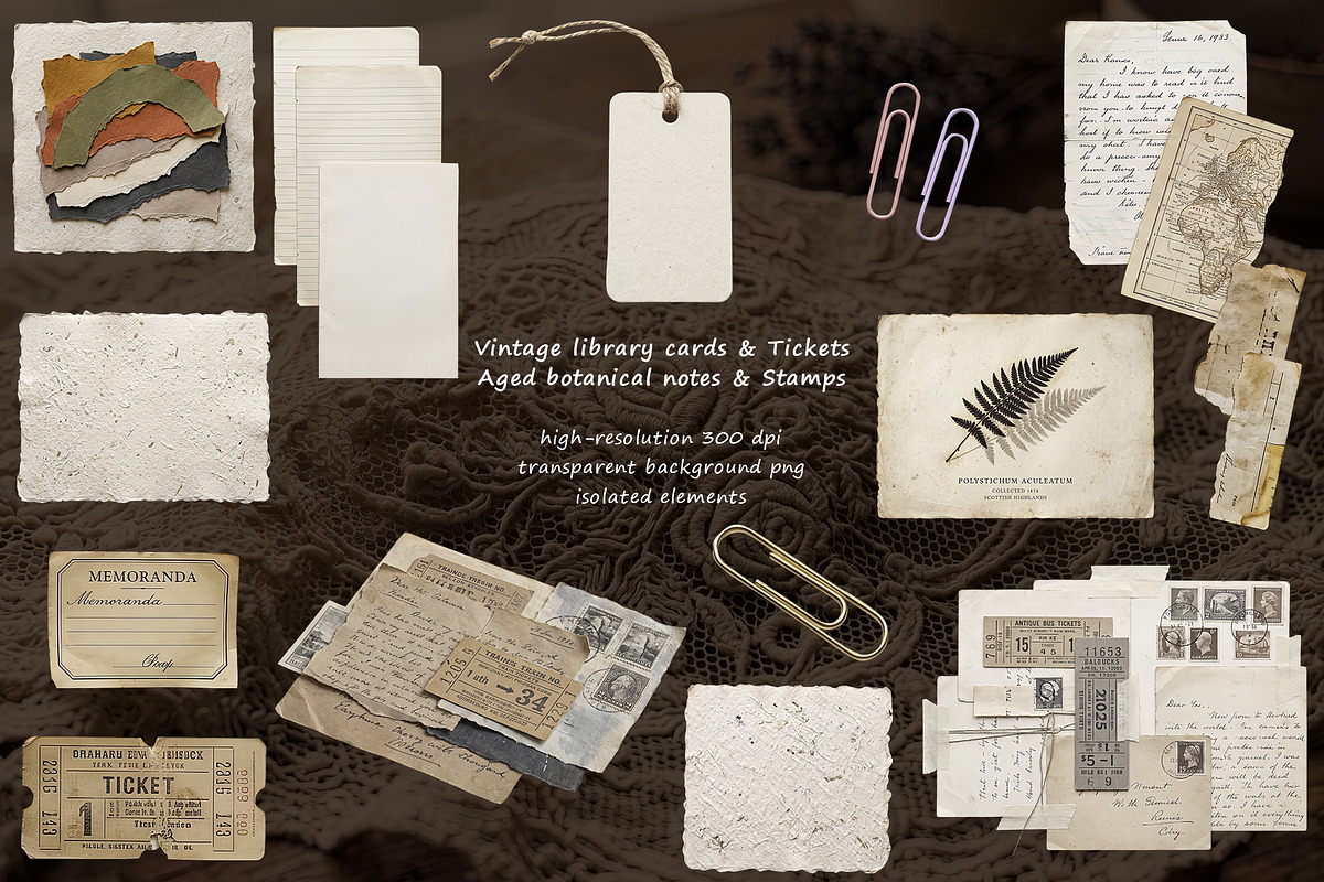 Vintage Coquette Archive, a Background Graphic by Nadia Semyroz (Photo 5 of 12)