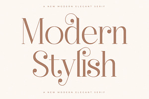 Heyanik New Modern Elegant Serif