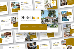 Hotel Resort Keynote Templates, a Presentation Template by Fit-tee