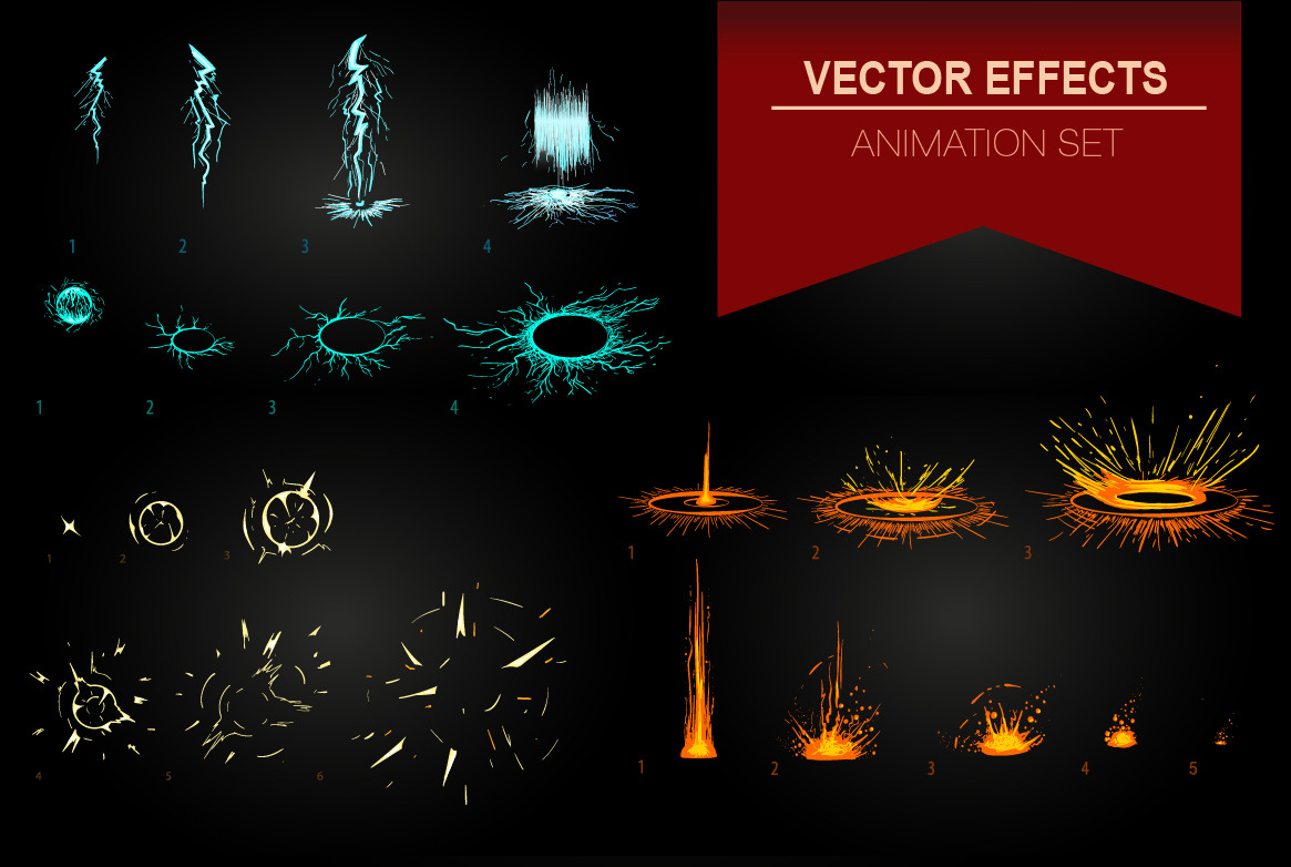 Vector effect animation for game, an Object Graphic by Alfmaler