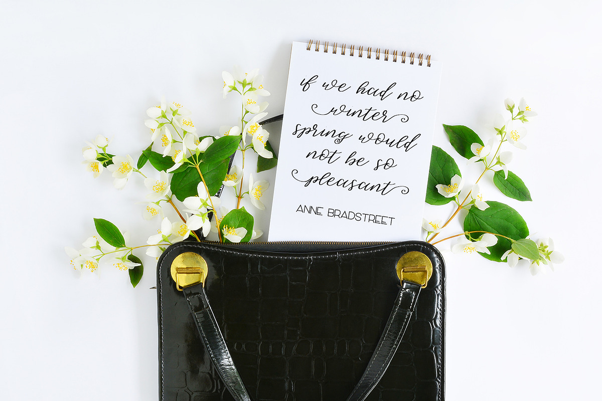 Sweet Jasmine Script, a Script Font by Beck McCormick (Photo 2 of 4)