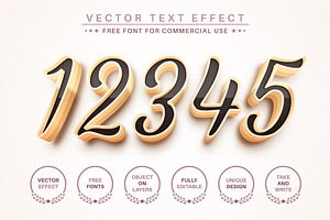 Gold Story - Editable Text Effect