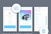 Flat UI Pack 1, an iPhone Mockup by Vectorminator (Thumbnail 16 of 20)