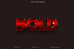Bold PSD Text Style Effect, a Layer Style Add-On by Imamul001