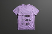 T-Shirt Mockup - Lavender Edition, a Shirt Mockup by ForhadGFX (Thumbnail 6 of 12)