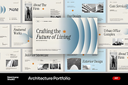 Minimal Gradient Portfolio PPT, a Presentation Template by Ink Gallery (Thumbnail 1 of 4)