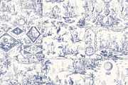Toile De Jouy Design Collection, a Decorative Illustration by Century Library (Thumbnail 16 of 17)