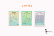Mini Planner Study Template Digital, a Stationery Template by The Tran Studio (Thumbnail 5 of 6)