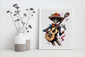 Cute La Catrina Da De Los Muertos