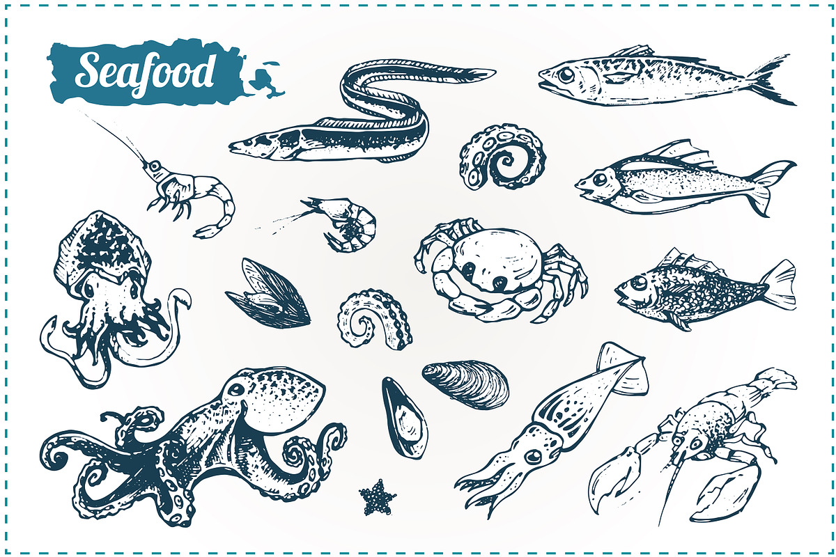 Hand-drawn Cooking and Food Icons, a Decorative Illustration by Margo Miller (Photo 31 of 48)