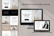 Classic Course Sales Page Template, a Websites & App Template by DeeBeeDesign (Thumbnail 4 of 10)