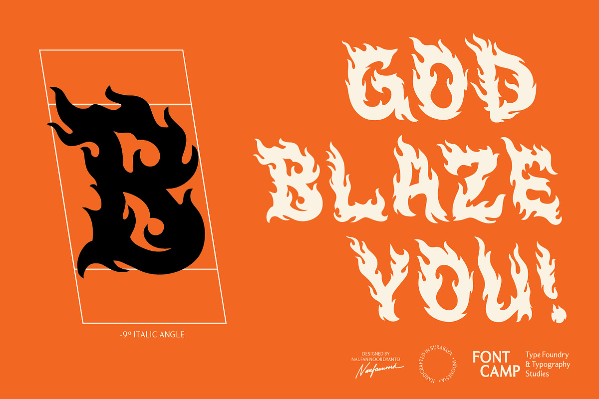 Ulageni Font (Serpent of Fire), a Symbol Font by Fontcamp Type Foundry (Photo 5 of 9)