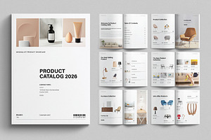 Product Catalog Template, a Brochure Template by E-Type