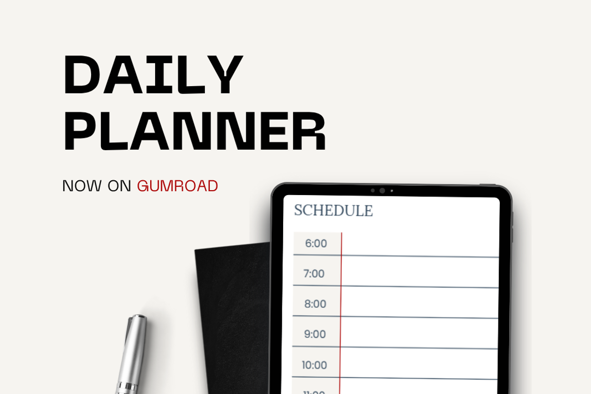 Daily Study Planner