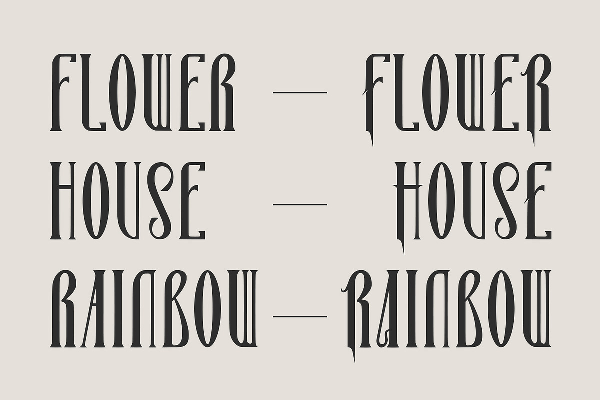 Bheihm Decorative Display Font, a Blackletter Font by Maulana Creative (Photo 7 of 7)