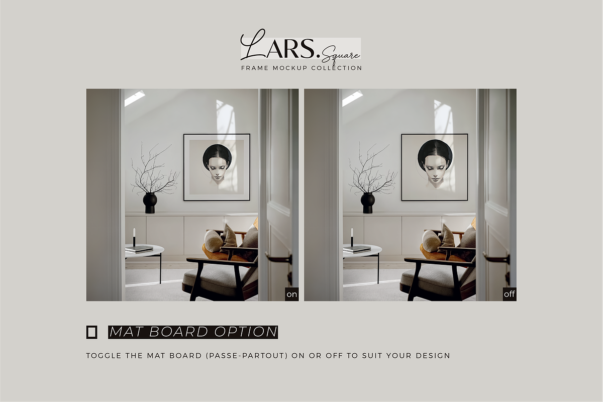 LARS Square | Frame Mockup Set, a Product Mockup by Acierto Studio (Photo 4 of 9)