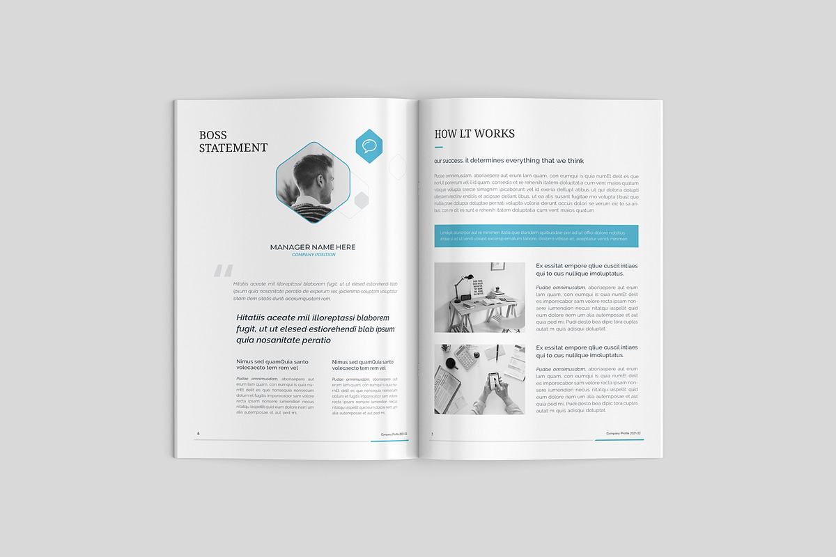 The Profile Brochure, a Brochure Template by Brochure-Market (Photo 4 of 10)