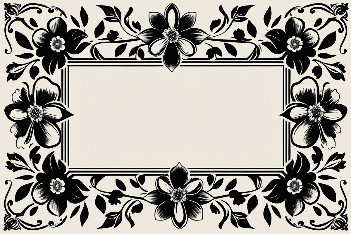Vintage Frame Collection, an Illustration by yasushie (Photo 2 of 9)