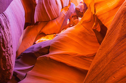Antelope Canyon in the  Arizona, a Nature Photo by kavram