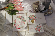 Modern Bridal Floristry Berry Pink, a Decorative Illustration by Catch the Dream Art (Thumbnail 2 of 14)