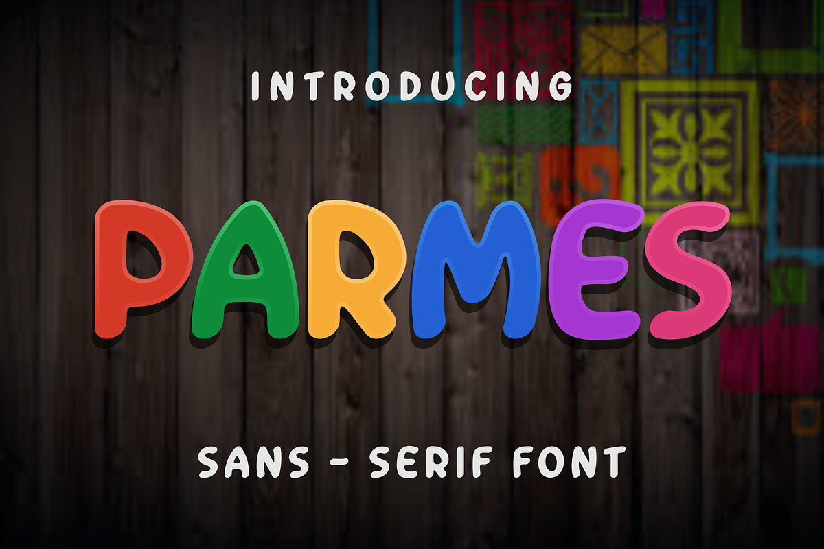 Parmes, a Sans Serif Font by lelevien (Photo 1 of 4)
