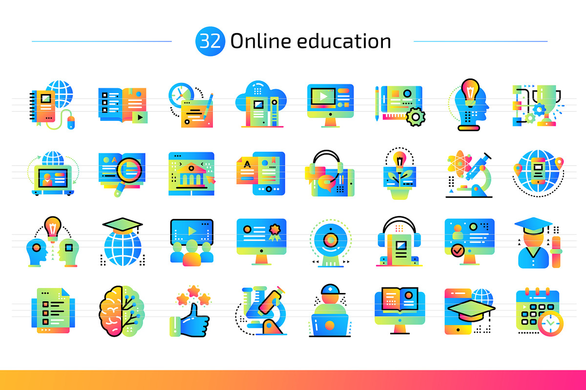 192+ Icons Bundle — GRADICONS (-60%), an Outline Icon by OV11