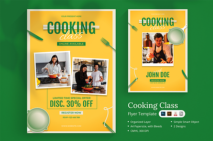 Chefan - Cooking Class Flyer