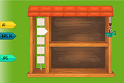 Game wooden shelf windows set, a Templates & Theme by julia_musdotter (Thumbnail 4 of 20)