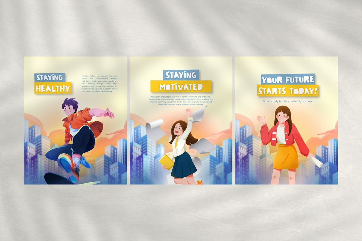 Study Habits Carousel Canva, a Social Media Template by Dstudio (Photo 5 of 5)
