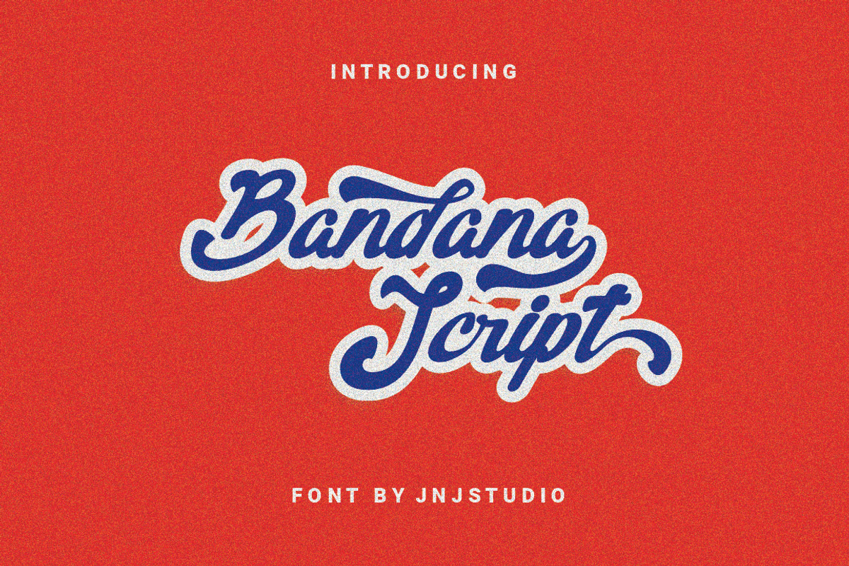 Bandana Script, a Script Font by JNJ Studio (Photo 1 of 10)