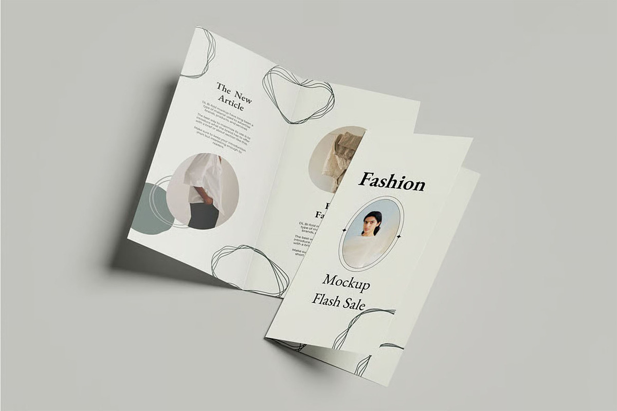 Bifold DL Flyer Mockup, an Advertising Mockup by zpackcreative (Photo 6 of 7)
