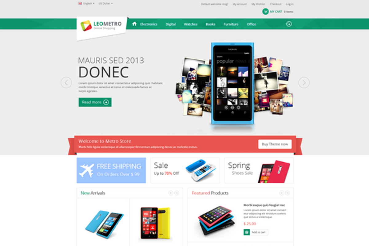 Leo Metro Prestashop Theme, a Bootstrap Template by LeoTheme (Photo 4 of 5)